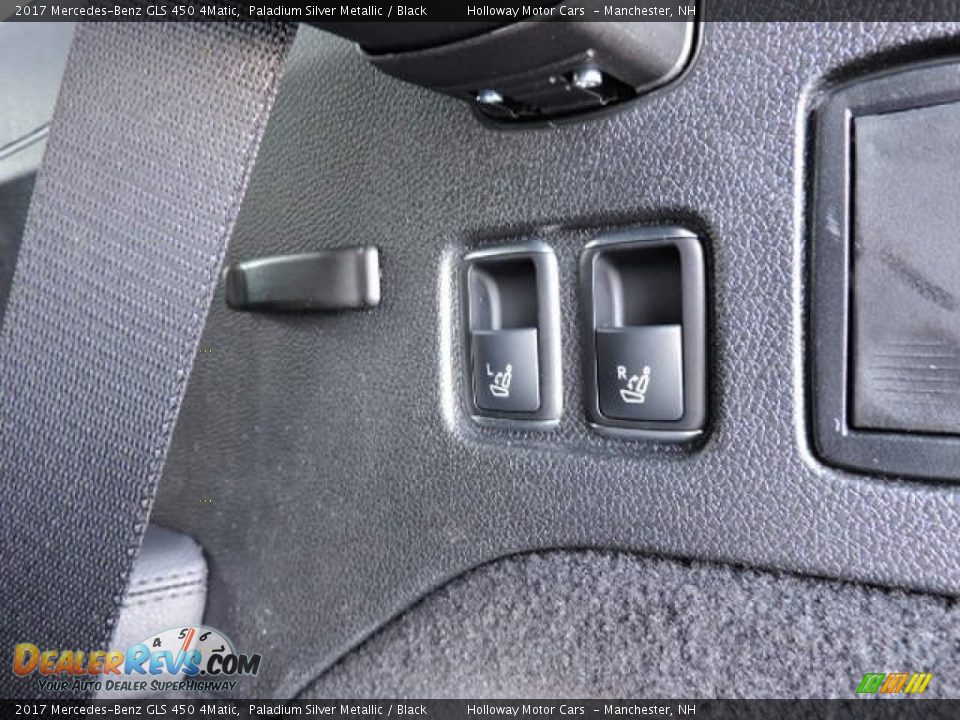2017 Mercedes-Benz GLS 450 4Matic Paladium Silver Metallic / Black Photo #14