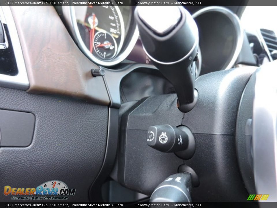 2017 Mercedes-Benz GLS 450 4Matic Paladium Silver Metallic / Black Photo #19