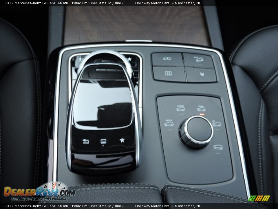 2017 Mercedes-Benz GLS 450 4Matic Paladium Silver Metallic / Black Photo #20
