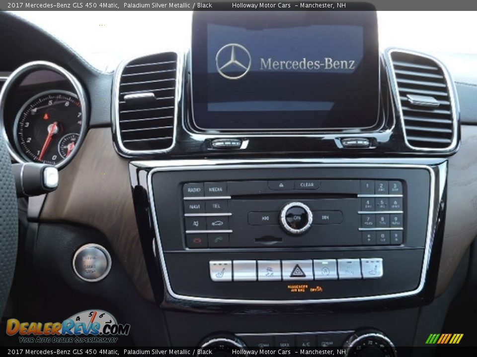2017 Mercedes-Benz GLS 450 4Matic Paladium Silver Metallic / Black Photo #21