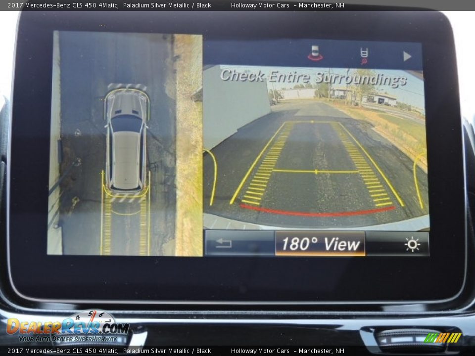 2017 Mercedes-Benz GLS 450 4Matic Paladium Silver Metallic / Black Photo #23