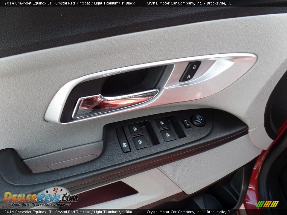 2014 Chevrolet Equinox LT Crystal Red Tintcoat / Light Titanium/Jet Black Photo #18