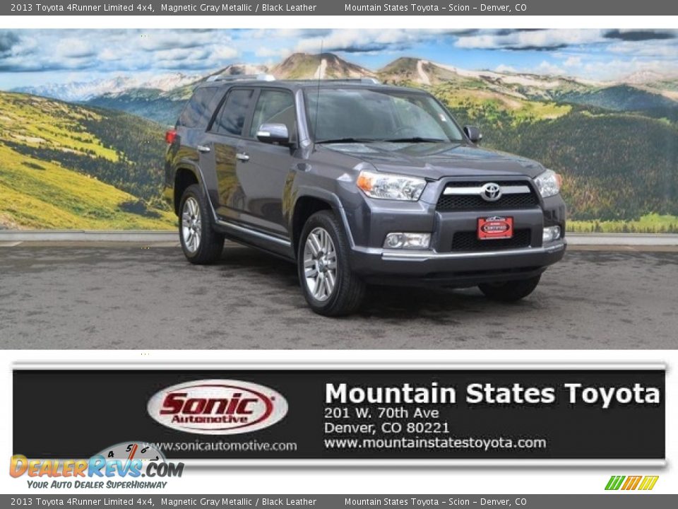 2013 Toyota 4Runner Limited 4x4 Magnetic Gray Metallic / Black Leather Photo #1