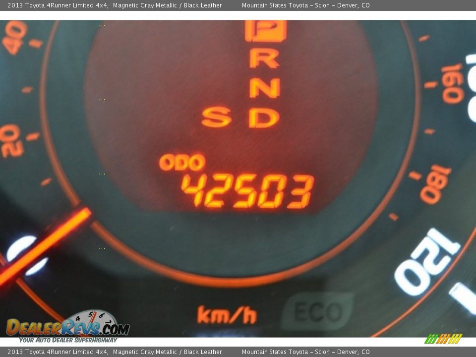 2013 Toyota 4Runner Limited 4x4 Magnetic Gray Metallic / Black Leather Photo #30