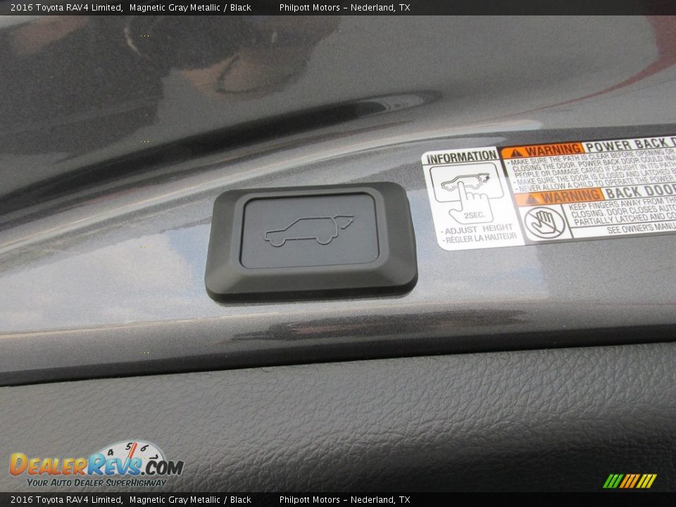 2016 Toyota RAV4 Limited Magnetic Gray Metallic / Black Photo #17