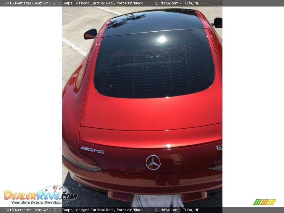 2016 Mercedes-Benz AMG GT S Coupe designo Cardinal Red / Porcelain/Black Photo #18