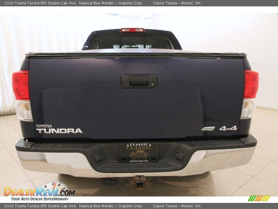 2010 Toyota Tundra SR5 Double Cab 4x4 Nautical Blue Metallic / Graphite Gray Photo #14