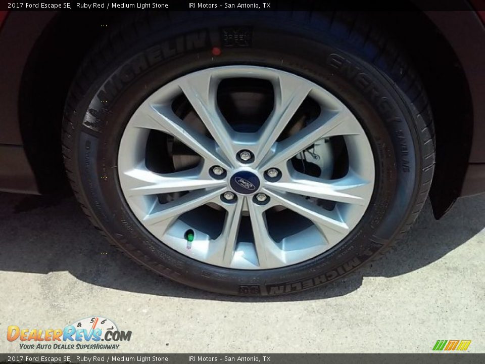 2017 Ford Escape SE Ruby Red / Medium Light Stone Photo #4