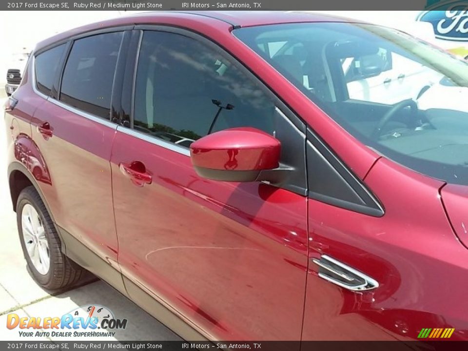 2017 Ford Escape SE Ruby Red / Medium Light Stone Photo #5