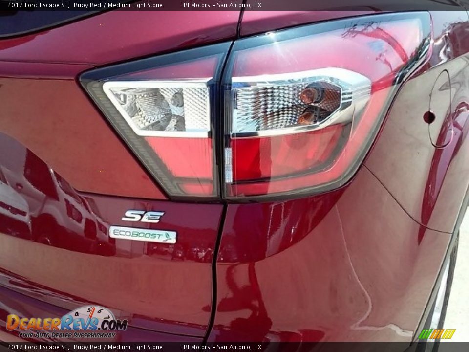 2017 Ford Escape SE Ruby Red / Medium Light Stone Photo #11