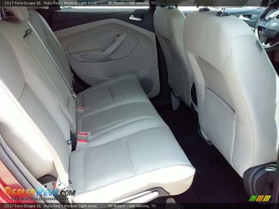 2017 Ford Escape SE Ruby Red / Medium Light Stone Photo #12