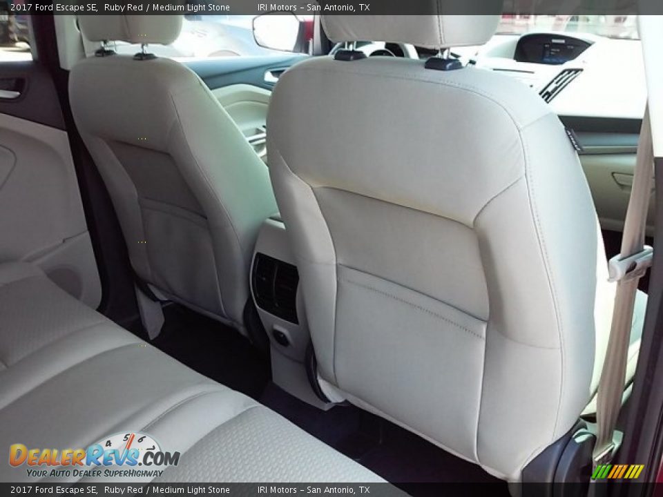 2017 Ford Escape SE Ruby Red / Medium Light Stone Photo #13
