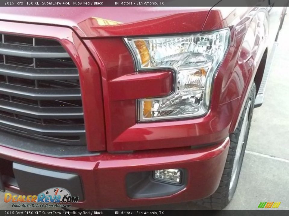 2016 Ford F150 XLT SuperCrew 4x4 Ruby Red / Black Photo #3
