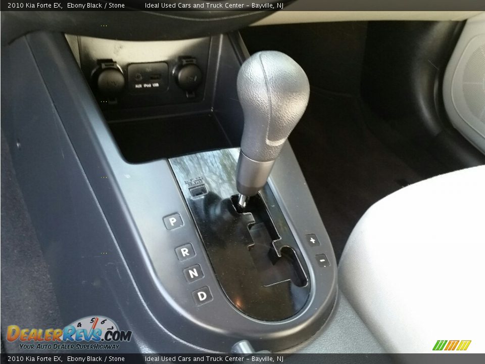 2010 Kia Forte EX Ebony Black / Stone Photo #16