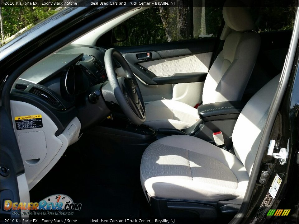 2010 Kia Forte EX Ebony Black / Stone Photo #20