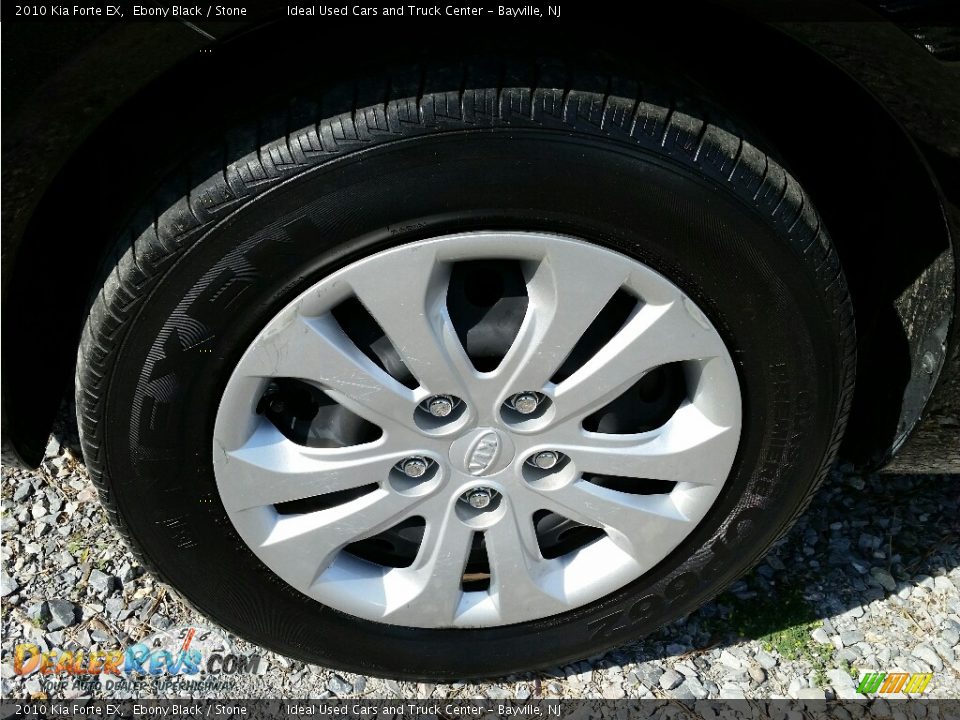 2010 Kia Forte EX Ebony Black / Stone Photo #26