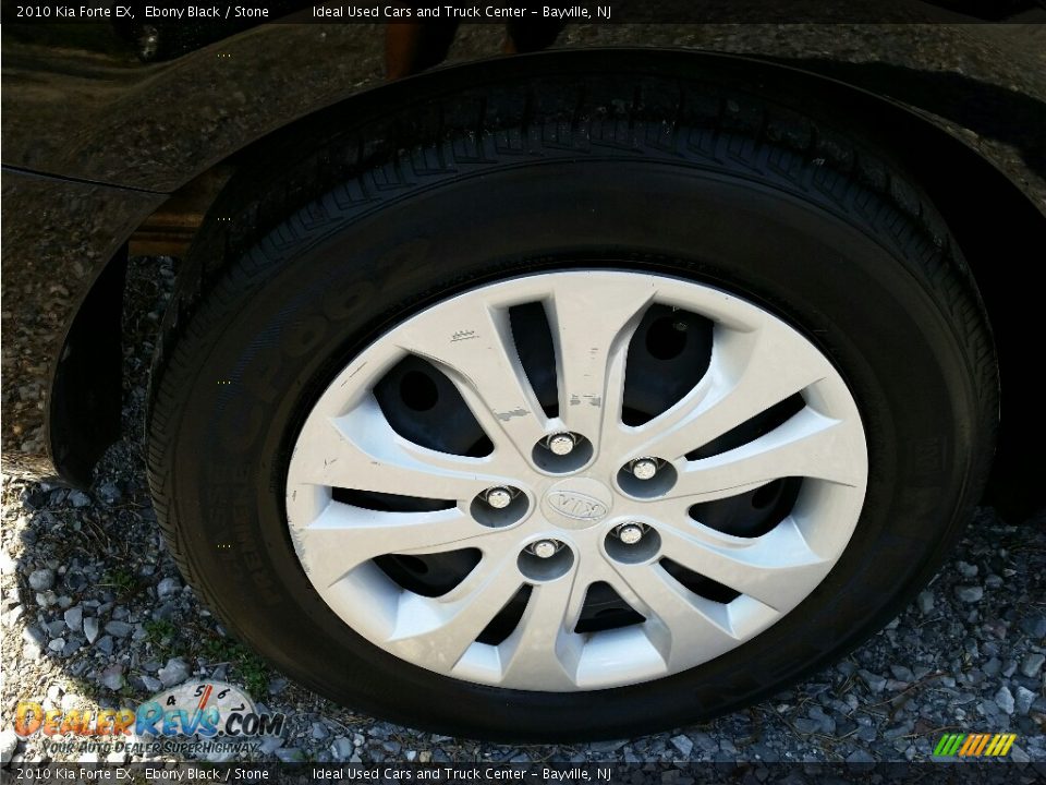 2010 Kia Forte EX Ebony Black / Stone Photo #28