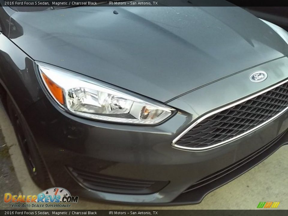 2016 Ford Focus S Sedan Magnetic / Charcoal Black Photo #1