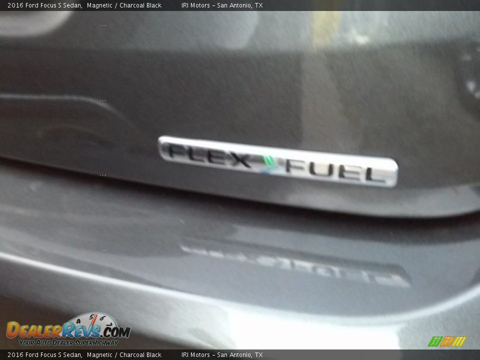 2016 Ford Focus S Sedan Magnetic / Charcoal Black Photo #3