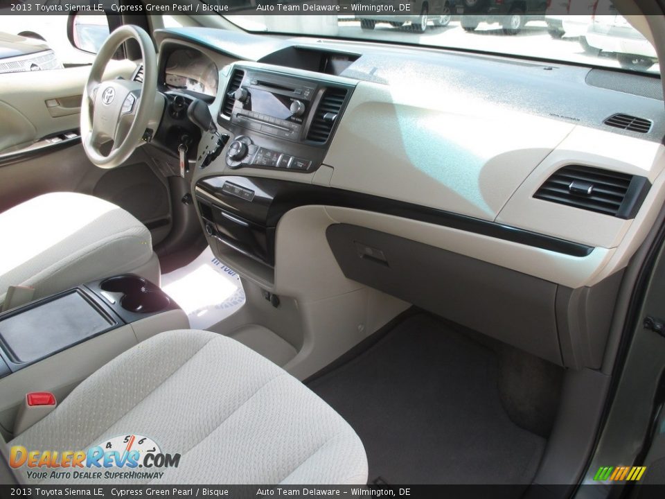 2013 Toyota Sienna LE Cypress Green Pearl / Bisque Photo #15