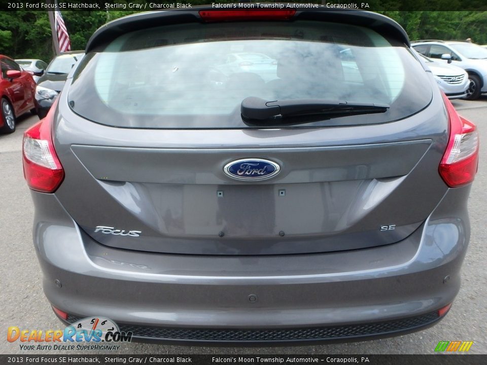 2013 Ford Focus SE Hatchback Sterling Gray / Charcoal Black Photo #3