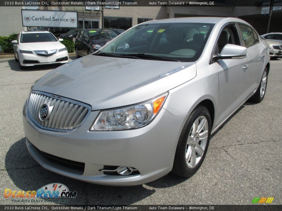 2010 Buick LaCrosse CXL Quicksilver Metallic / Dark Titanium/Light Titanium Photo #2