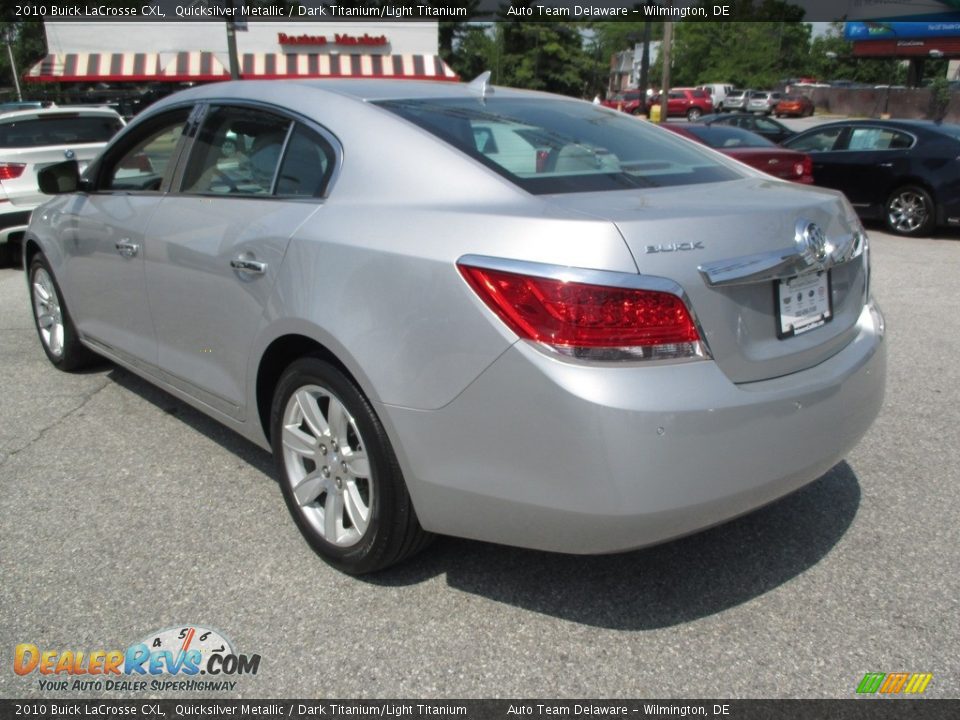2010 Buick LaCrosse CXL Quicksilver Metallic / Dark Titanium/Light Titanium Photo #4
