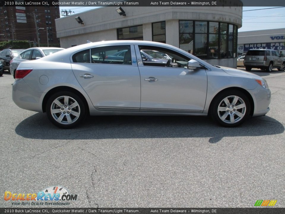 2010 Buick LaCrosse CXL Quicksilver Metallic / Dark Titanium/Light Titanium Photo #7