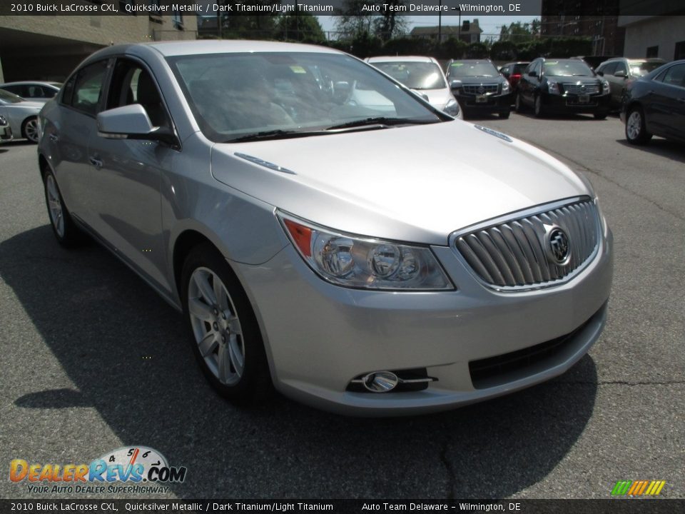 2010 Buick LaCrosse CXL Quicksilver Metallic / Dark Titanium/Light Titanium Photo #8