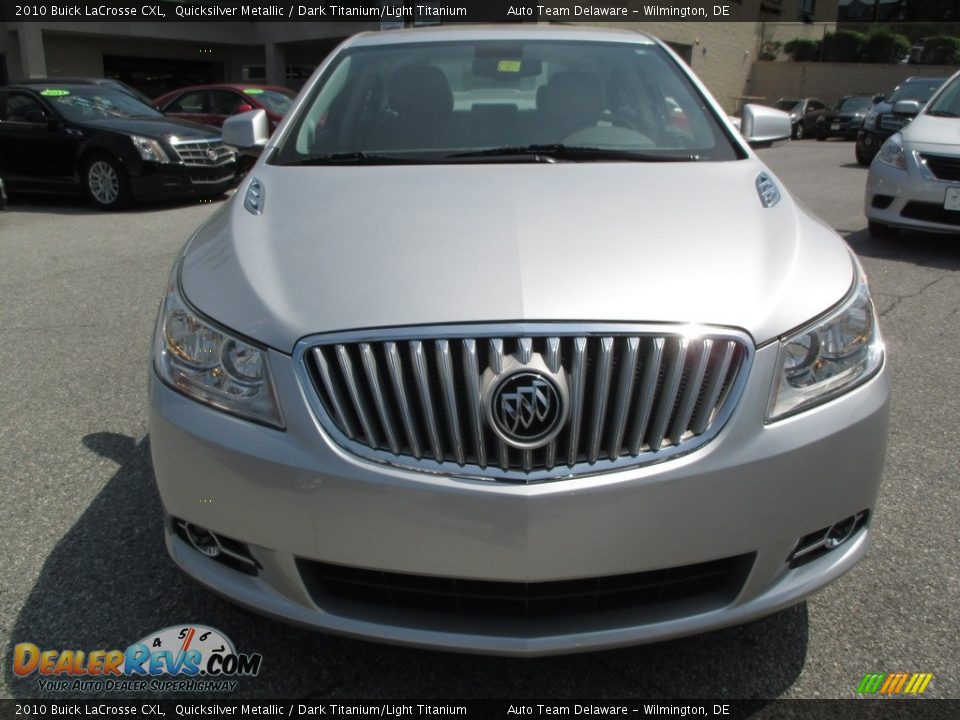 2010 Buick LaCrosse CXL Quicksilver Metallic / Dark Titanium/Light Titanium Photo #9