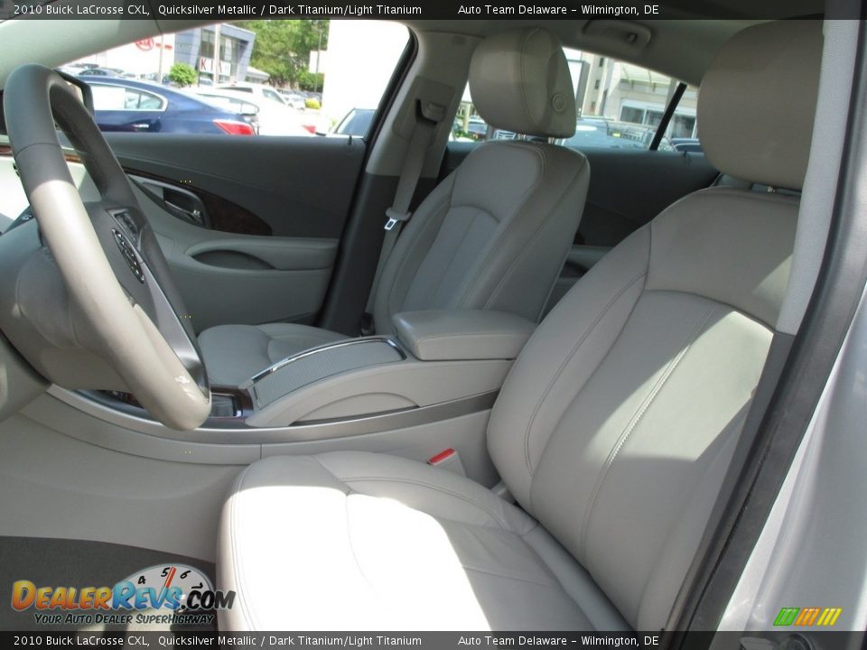 2010 Buick LaCrosse CXL Quicksilver Metallic / Dark Titanium/Light Titanium Photo #10