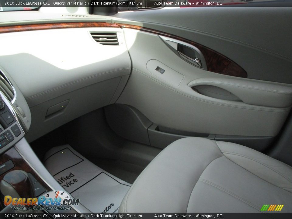 2010 Buick LaCrosse CXL Quicksilver Metallic / Dark Titanium/Light Titanium Photo #15
