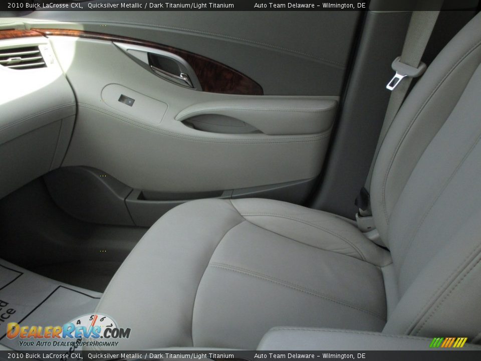 2010 Buick LaCrosse CXL Quicksilver Metallic / Dark Titanium/Light Titanium Photo #16