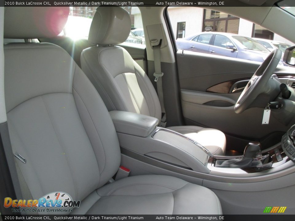 2010 Buick LaCrosse CXL Quicksilver Metallic / Dark Titanium/Light Titanium Photo #20