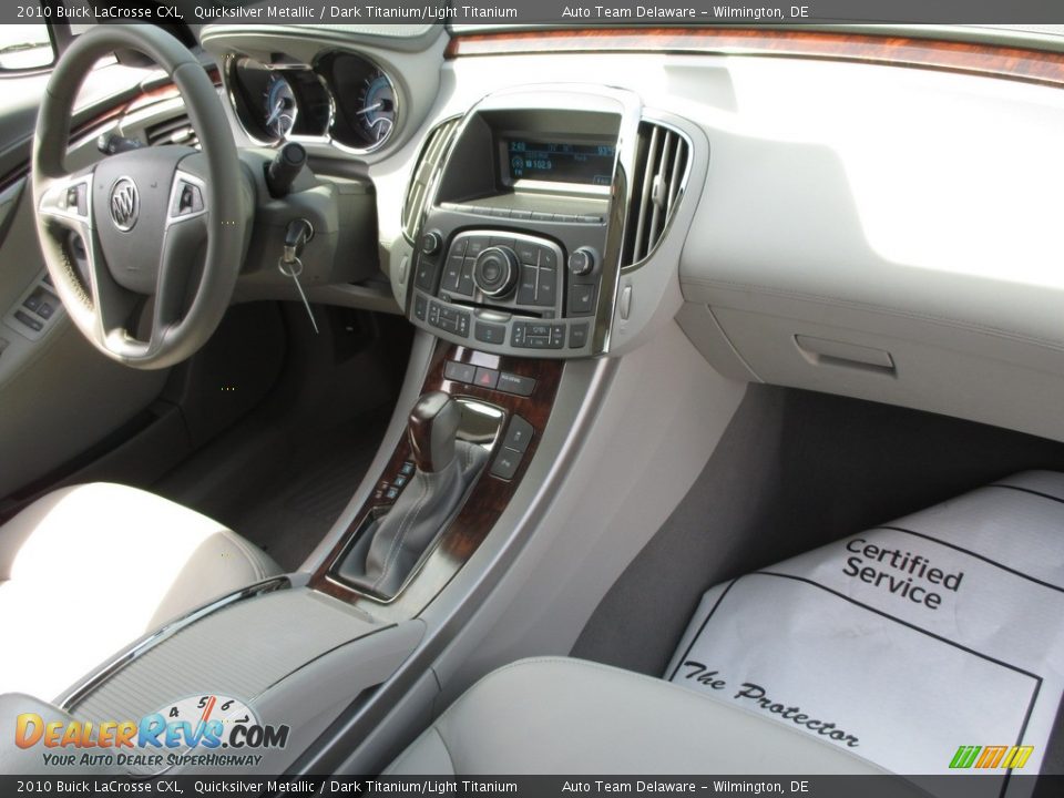 2010 Buick LaCrosse CXL Quicksilver Metallic / Dark Titanium/Light Titanium Photo #21