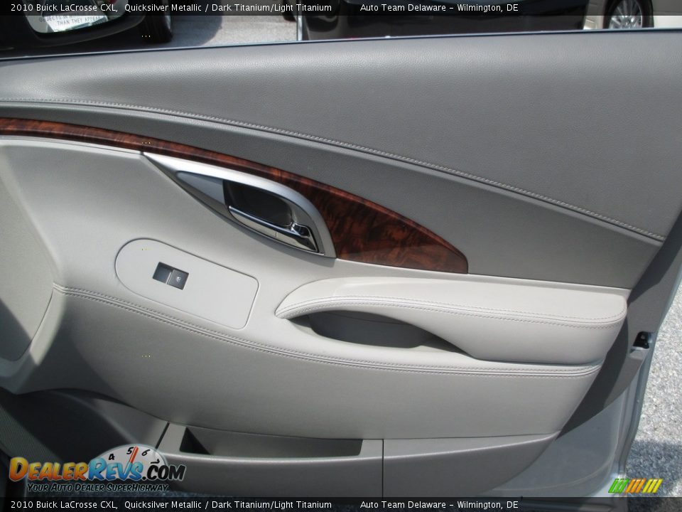 2010 Buick LaCrosse CXL Quicksilver Metallic / Dark Titanium/Light Titanium Photo #24