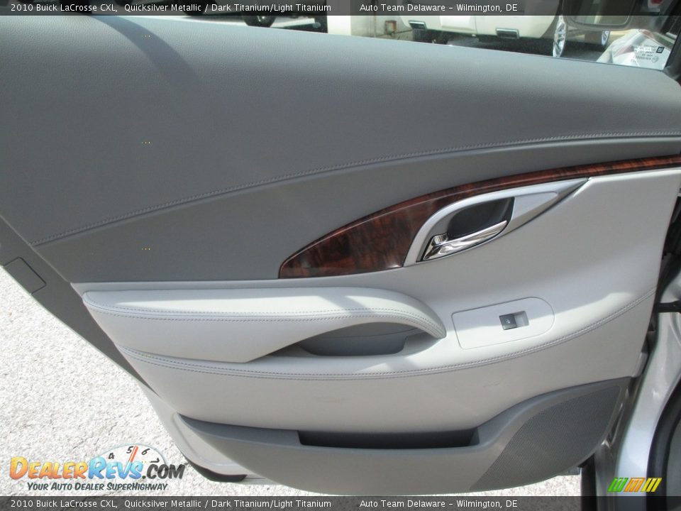 2010 Buick LaCrosse CXL Quicksilver Metallic / Dark Titanium/Light Titanium Photo #25