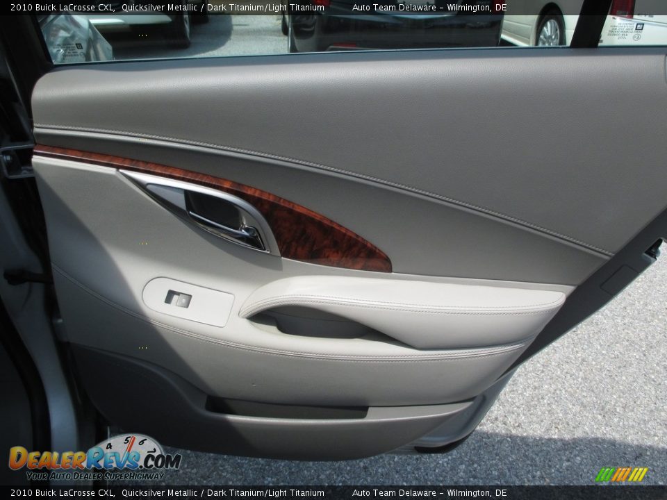 2010 Buick LaCrosse CXL Quicksilver Metallic / Dark Titanium/Light Titanium Photo #26