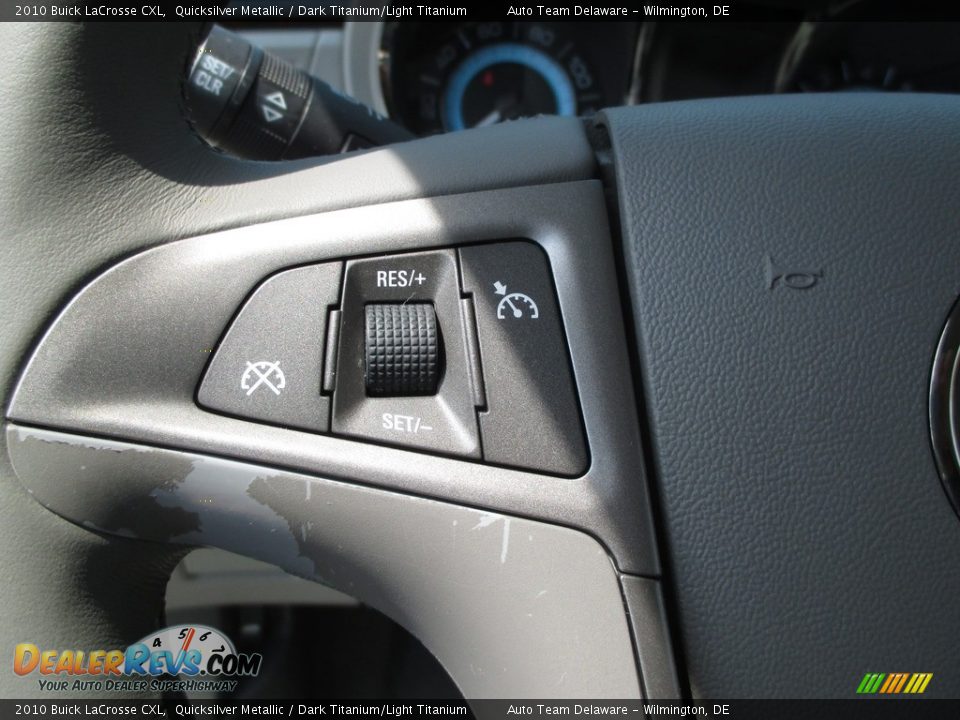 2010 Buick LaCrosse CXL Quicksilver Metallic / Dark Titanium/Light Titanium Photo #28