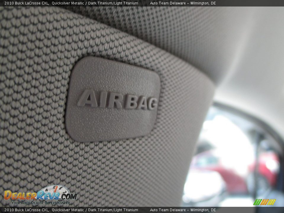 2010 Buick LaCrosse CXL Quicksilver Metallic / Dark Titanium/Light Titanium Photo #35