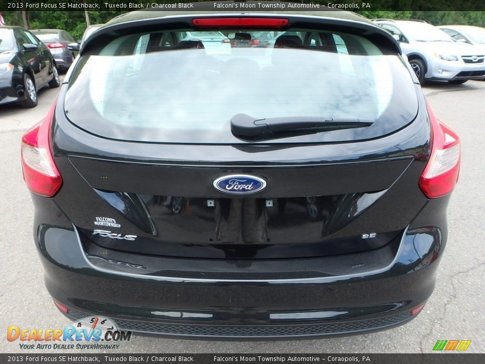 2013 Ford Focus SE Hatchback Tuxedo Black / Charcoal Black Photo #3