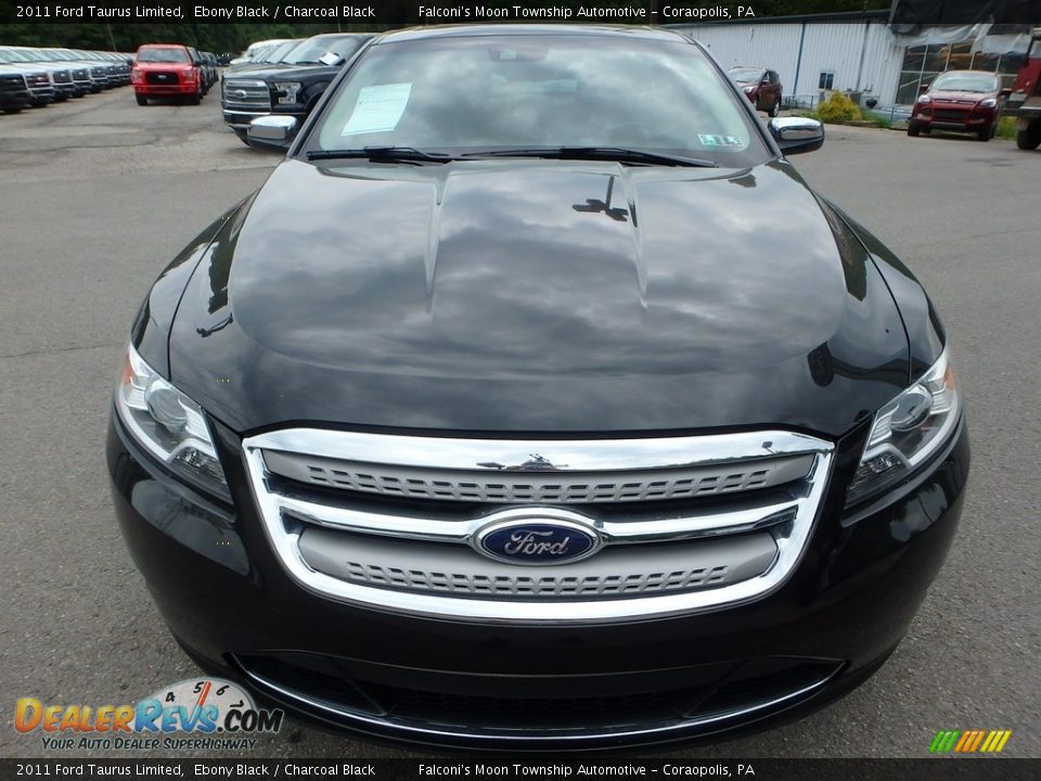 2011 Ford Taurus Limited Ebony Black / Charcoal Black Photo #7