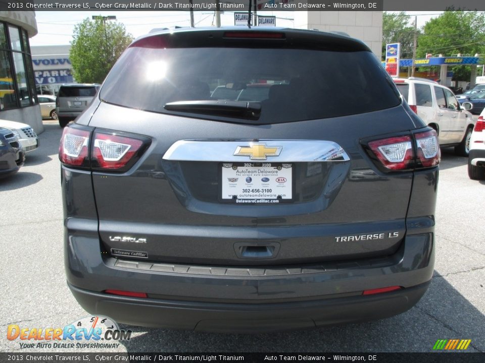 2013 Chevrolet Traverse LS Cyber Gray Metallic / Dark Titanium/Light Titanium Photo #5