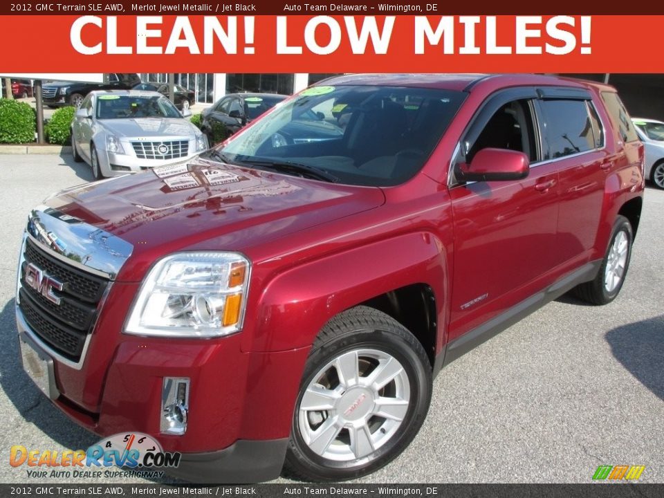 2012 GMC Terrain SLE AWD Merlot Jewel Metallic / Jet Black Photo #1