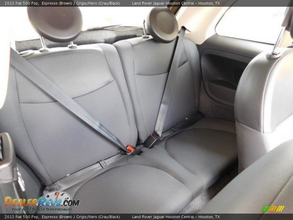 2013 Fiat 500 Pop Espresso (Brown) / Grigio/Nero (Gray/Black) Photo #15