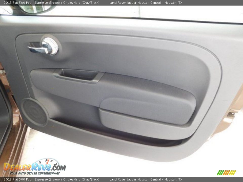 2013 Fiat 500 Pop Espresso (Brown) / Grigio/Nero (Gray/Black) Photo #16