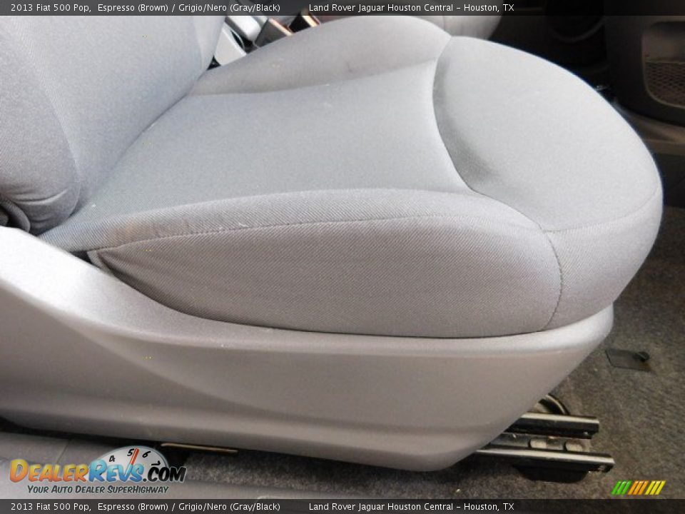 2013 Fiat 500 Pop Espresso (Brown) / Grigio/Nero (Gray/Black) Photo #17