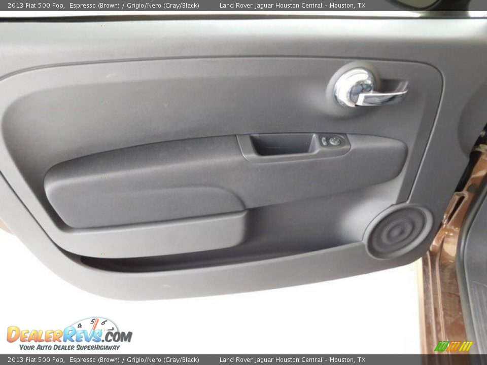 2013 Fiat 500 Pop Espresso (Brown) / Grigio/Nero (Gray/Black) Photo #19