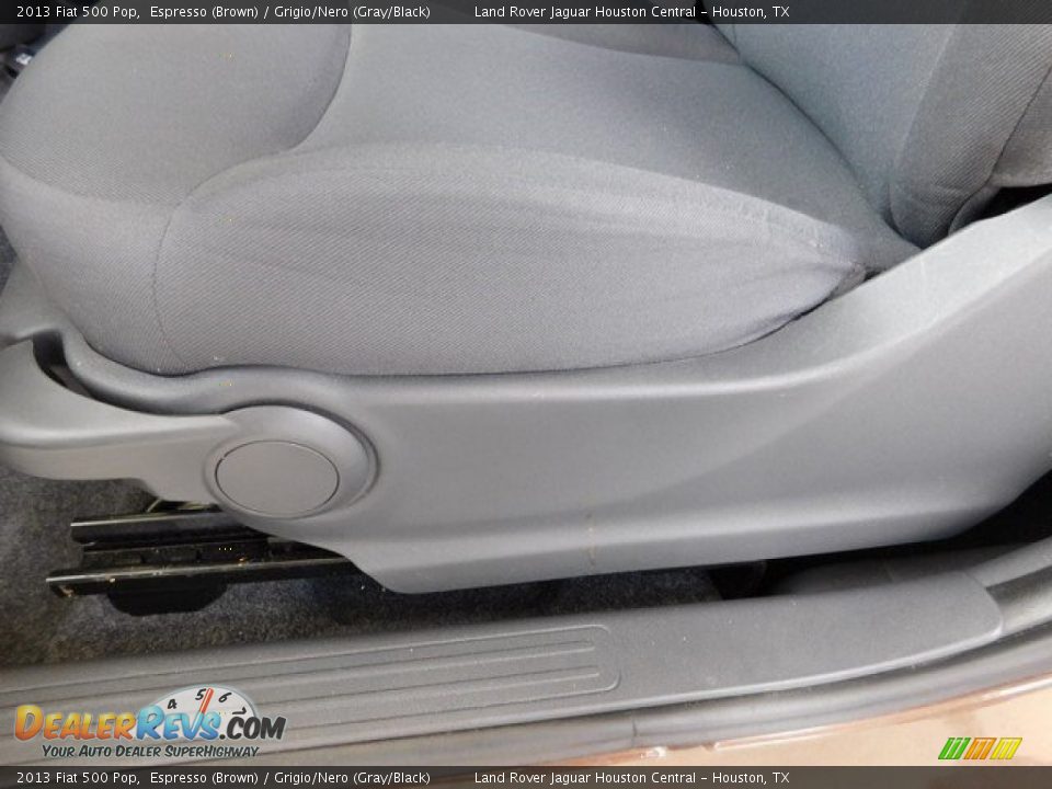 2013 Fiat 500 Pop Espresso (Brown) / Grigio/Nero (Gray/Black) Photo #20