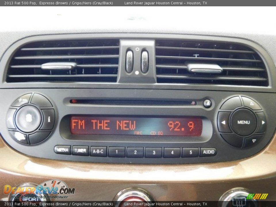 2013 Fiat 500 Pop Espresso (Brown) / Grigio/Nero (Gray/Black) Photo #23